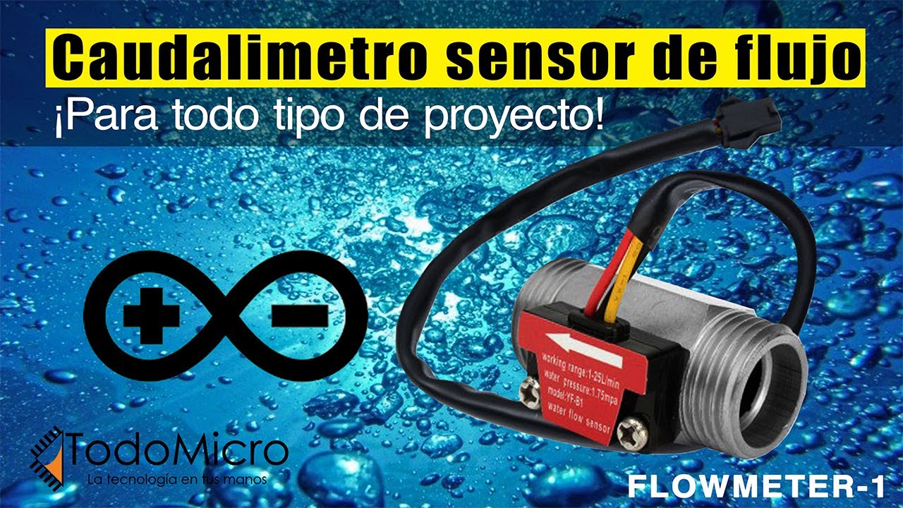 Uso y testeo de caudalimetro con arduino 