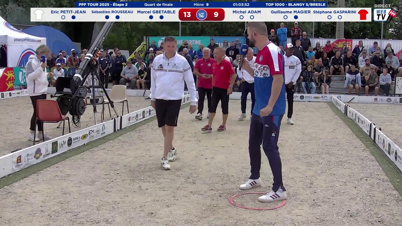 Miniature : PPF TOUR 2025 National TOP 1000 BLANGY-SUR-BRESLE - Quart de finale équipe ROUSSEAU contre MAGIER.