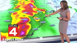 Famous Severe thunderstorm chances return to Metro Detroit Profile
