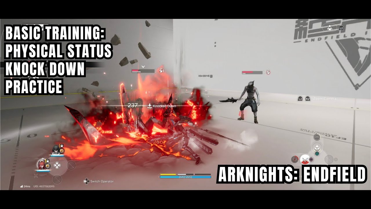 [Arknights: Endfield Basic Training] Physical Status - Knock Down Practice: Knock Down The Enemy