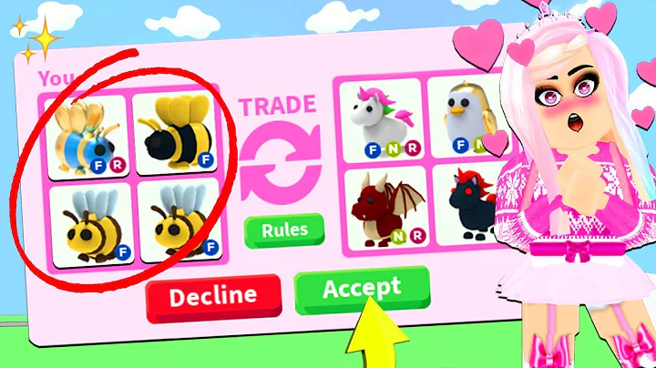I ONLY Traded  BEES In Adopt Me For 24 Hours... Roblox Adopt Me Trading