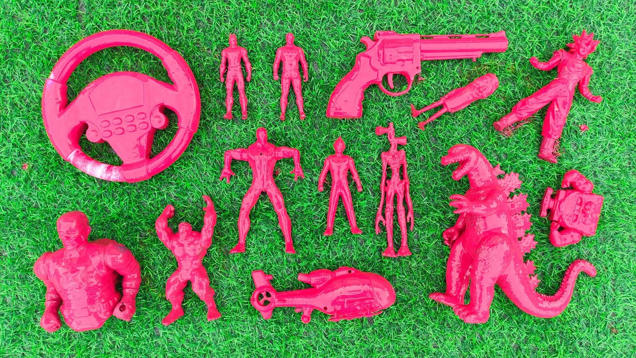 ゲッチャリマンホルス レッドシャーク 館長塗装 ピンクトイズ ワンコン wtc MARVEL AVENGERS: Hulk, Spider-Man, Captain America, Doctor Strange