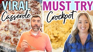 2 EASY RECIPES THAT WILL BLOW YOU AWAY | VIRAL CASSEROLE AND MUST TRY CROCKPOT RECIPES