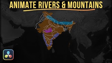 How to Animate Rivers and Mountains on a Map using QGIS and DaVinci Resolve
