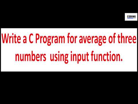 C program for