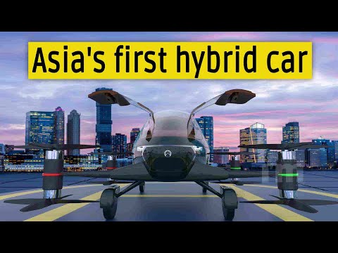 Asia's first hybrid car