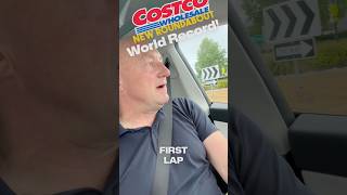I just sent the world record for laps around the Redding CA Costco roundabout!