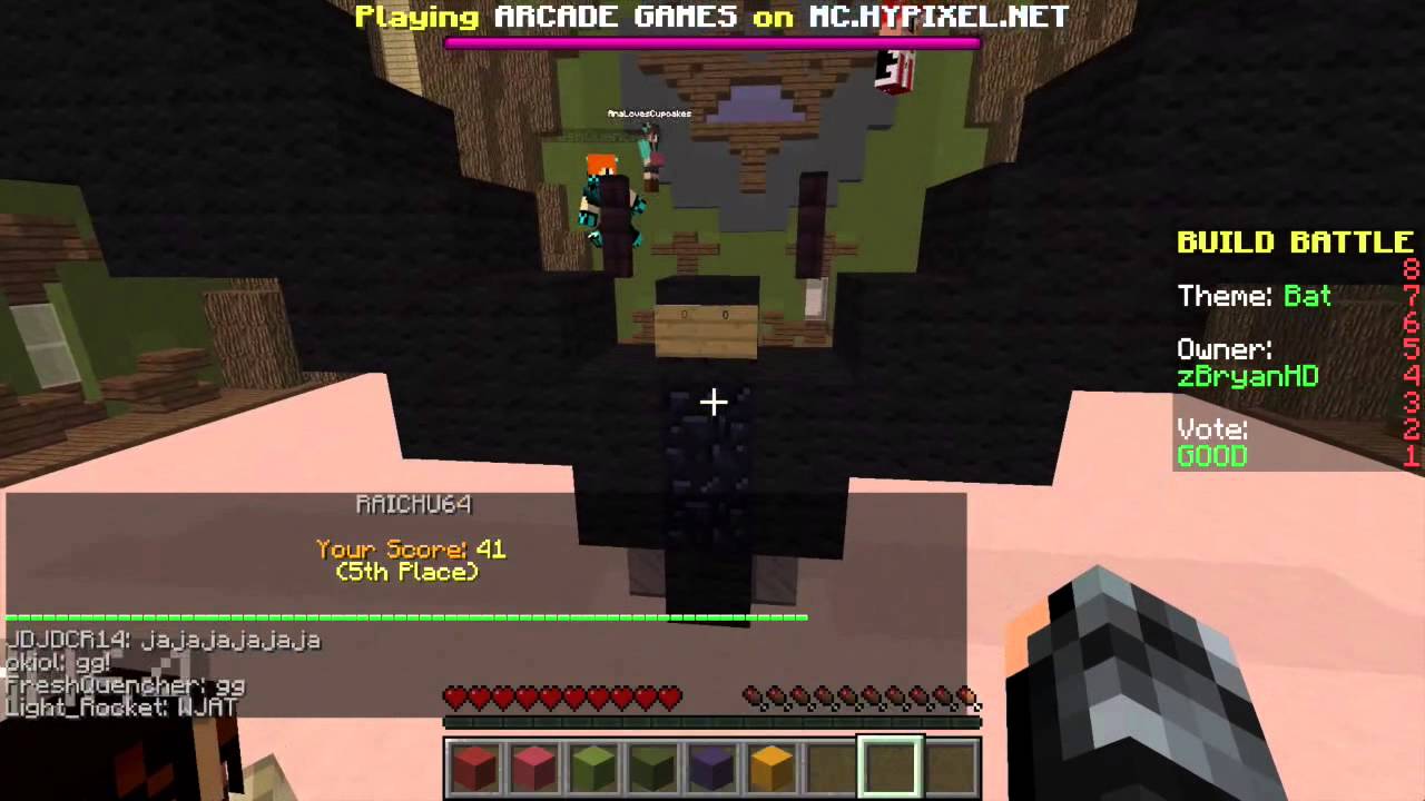 Minecraft Marathon Build minecraft:VAMPIRE MARATHON Build Battle minigame - YouTube