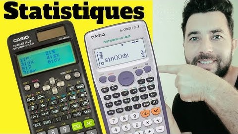 Calculs statistiques à deux variables avec Calculatrice CASIO