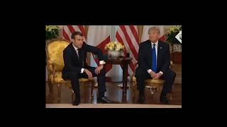 Macron Karaeski & Kasap Trump Edit Resimi
