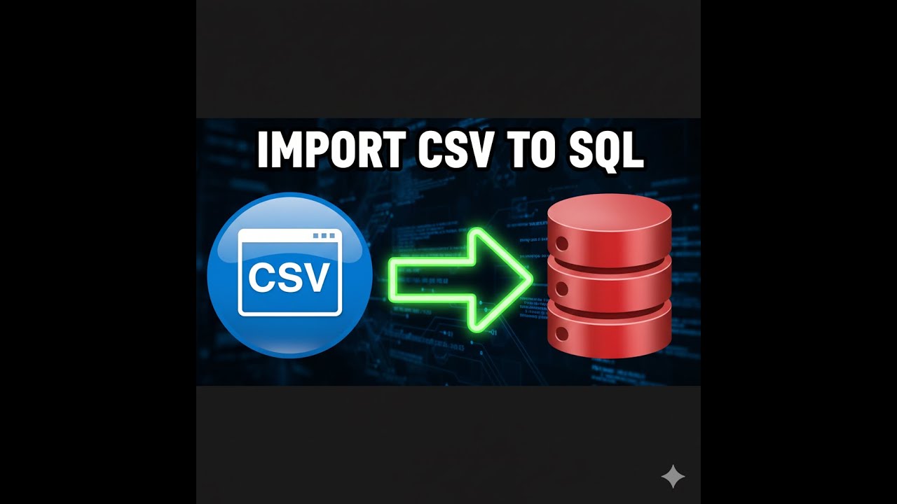 How to Import CSV file in Microsoft SQL Server Table - YouTube