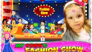 My Town : Fashion Show ПОКАЗ МОД  🎀 Обучающие Ролевые игры на планшете Обзор Android Gameplay screenshot 4