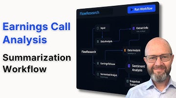How to Scale Earnings Call Analysis with Visual AI Workflows