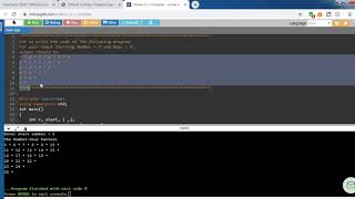 difficultcoding - C++ Program to print Number-Star-Right-Angular pattern