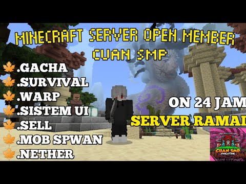 OPEN MEMBER SERVER MINECRAFT 1.19.80+ CUAN SMP EVOLUTION‼️‼️‼️‼️ - YouTube