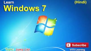 8 Windows 7   Jump List