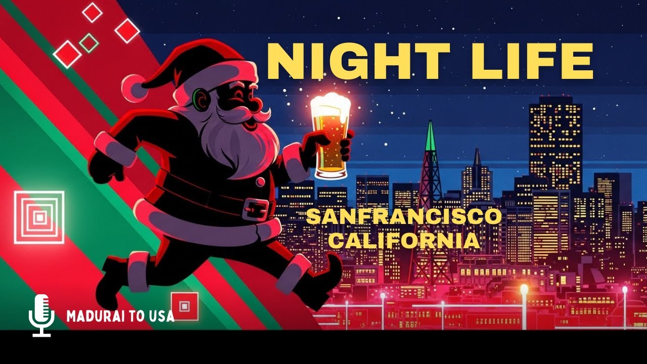 San Francisco Night Life ✨ | Lets Glow SF & North Beach Street Party Vlog 🌃🔥