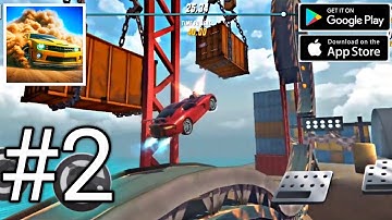 Stunt Car Extreme - Gameplay Walkthrough Part 2 All Levels complete (Android, iOS)