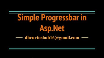 How to create a Progress bar in Asp.Net C#?