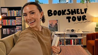 bookshelf tour \& organizing my books in the new house!