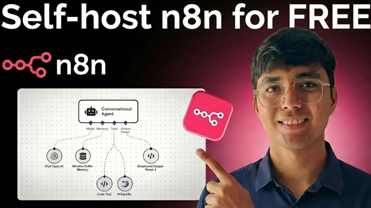 How to Use N8N for FREE - n8n Self Hosting in 3 minutes - YouTube