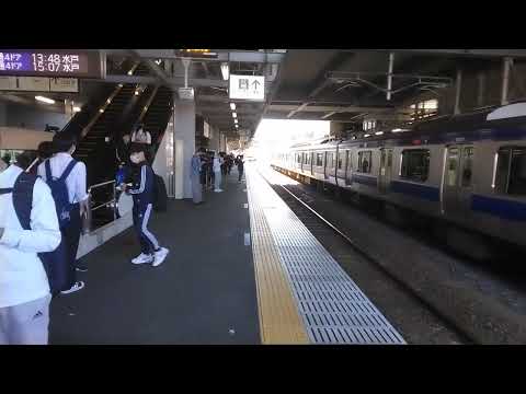 E531系いわき駅到着