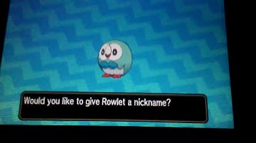 Shiny Rowlet via Masuda Method Pokemon Sun and Moon
