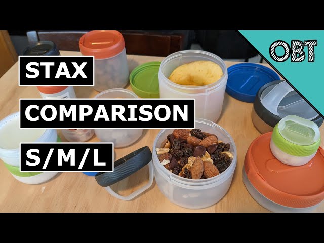 humangear's Stax XL or EatSystem is a food container with a