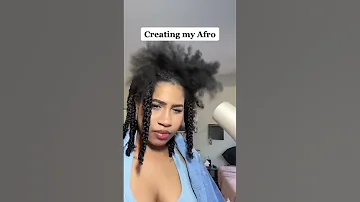 How I Create My Afro 
