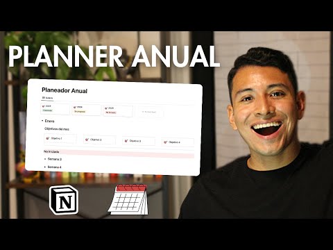 Tutorial - Como crear una Agenda / Planificador Anual con Notion + Plantilla Gratis
