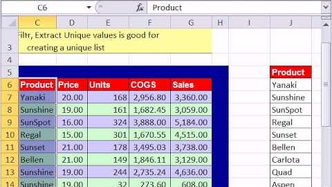 Excel Magic Trick 660: Advanced Filter Unique Records Only