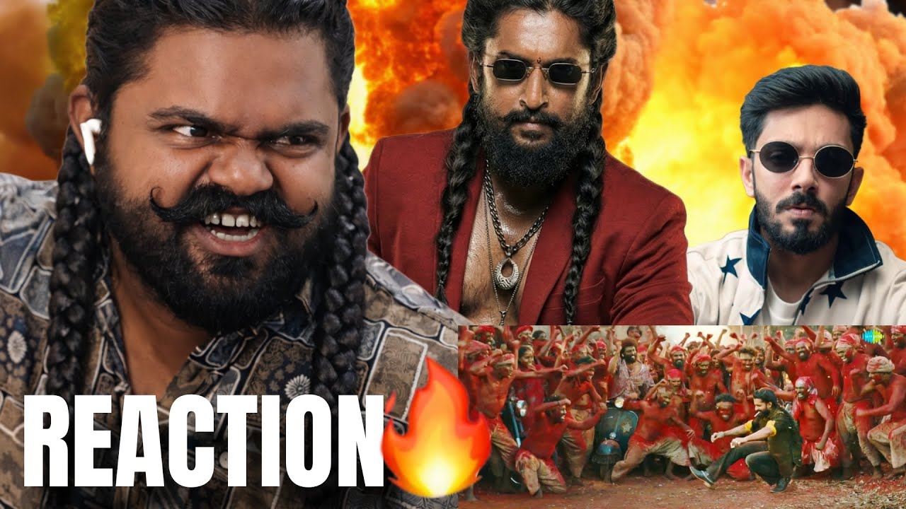MENTAL 🔥😭 Aaya Sher Song Reaction | Nani | Anirudh | Paradise