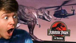 Download Lagu ESCAPING a GIANT T-REX ATTACK!? - Jurassic Park The Game (Part 2) MP3