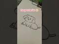 How to Draw a Cute Puppy 🐶✨|   #shorts #art