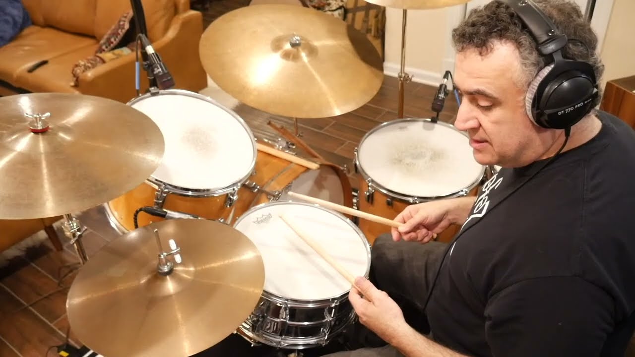 PRACTICING BONHAM SOLO IDEAS  FAST FOOT DOUBLES