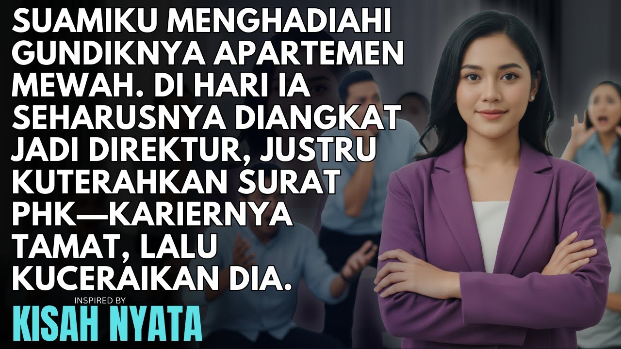 PEL4KOR DAPAT APARTEMEN, SUAMI DAPAT SURAT PHK! PEMBALASAN ISTRI SAH PALING ELEGAN & BERKELAS!