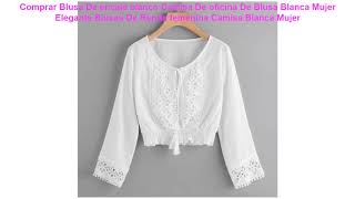 Comprar Blusa De Encaje Blanco Camisa De Oficina De Blusa Blanca Mujer
