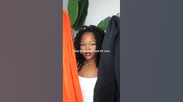 Another Easy Headwrap Style for Locs #locs #headwrapstyles #locstyles #headwraptutorial