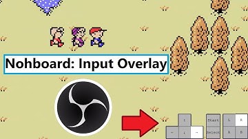 [Test] NohBoard (Input Overlay) on OBS Studio | EarthBound Beginnings [NES] - Random Video Showcase