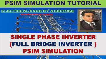 SINGLE PHASE FULL BRIDGE INVERTER | PSIM SIMULATION | VIDEO TUTORIAL BY ASHUTOSH SIR | POWER ELEX |