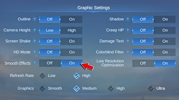 ENABLE SMOOTH EFFECTS!! How To Fix Lag and FPS Drop in Mobile Legends | NEW MLBB SETTINGS 2022