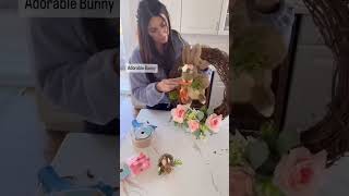 Easy DIY Easter Wreath #easter #diy #homedecor #home #homediy