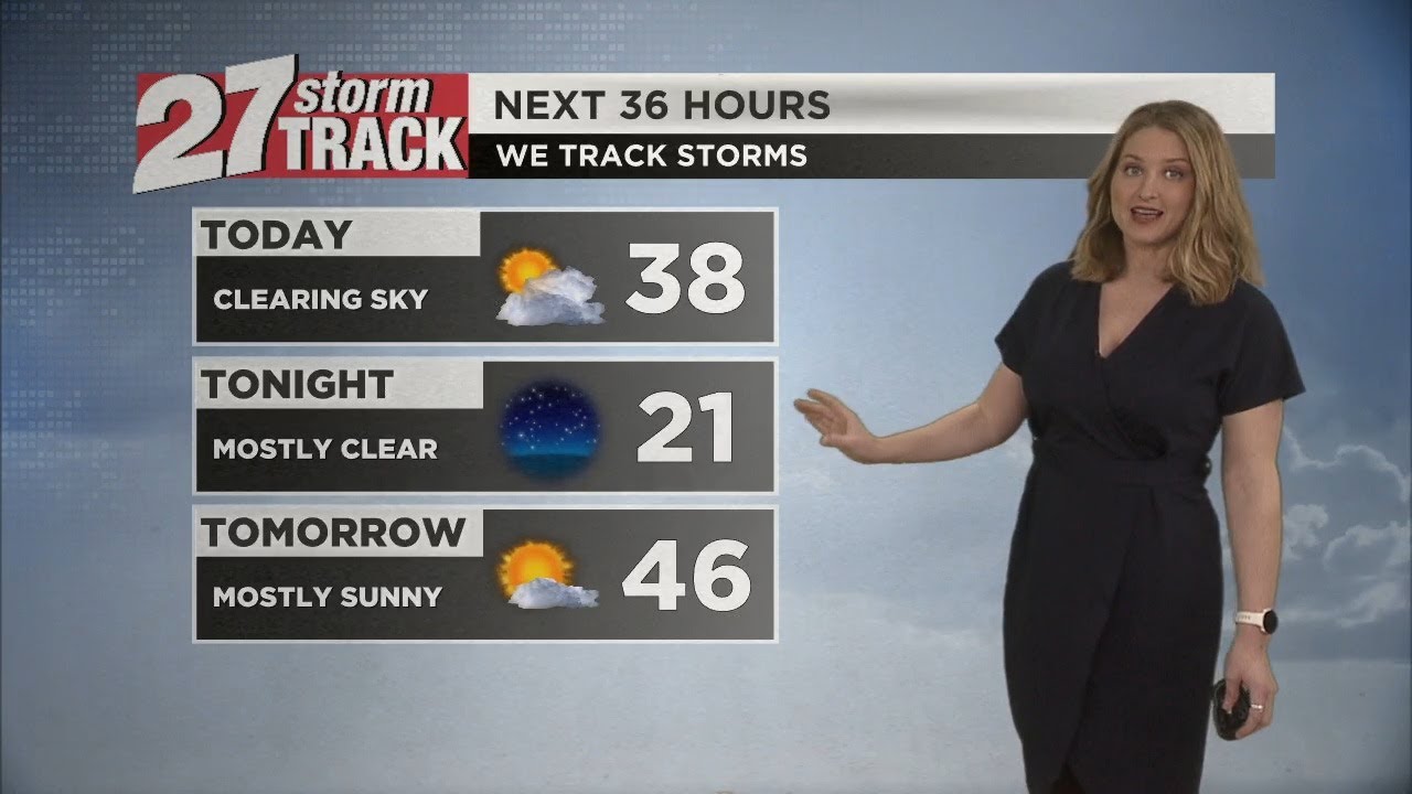 Chilly and breezy on Wednesday - YouTube