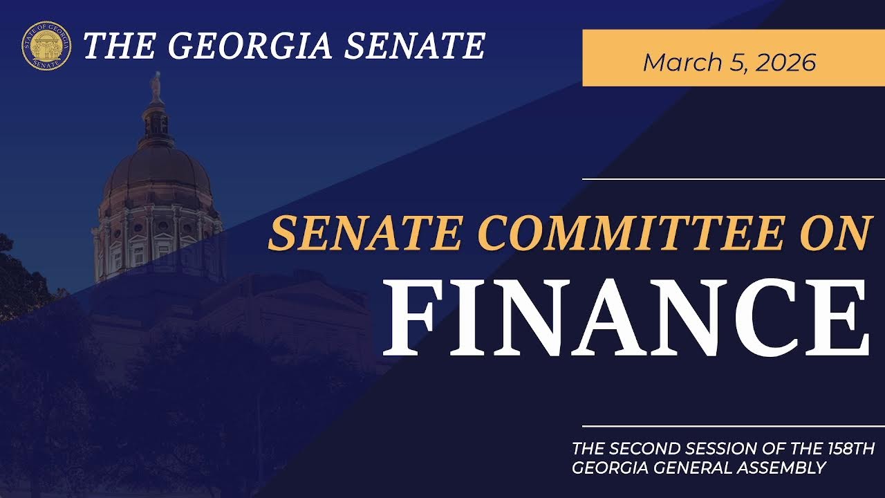 03/05/2026 Senate Committee on Finance