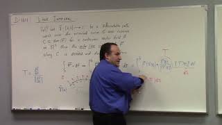 Multivariate Calculus: line integral definition and examples, 10-31-23