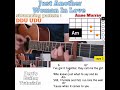 Akord gitar Just Another Woman In Love dengan lirik & tutorial petikan yang dibuat ulang