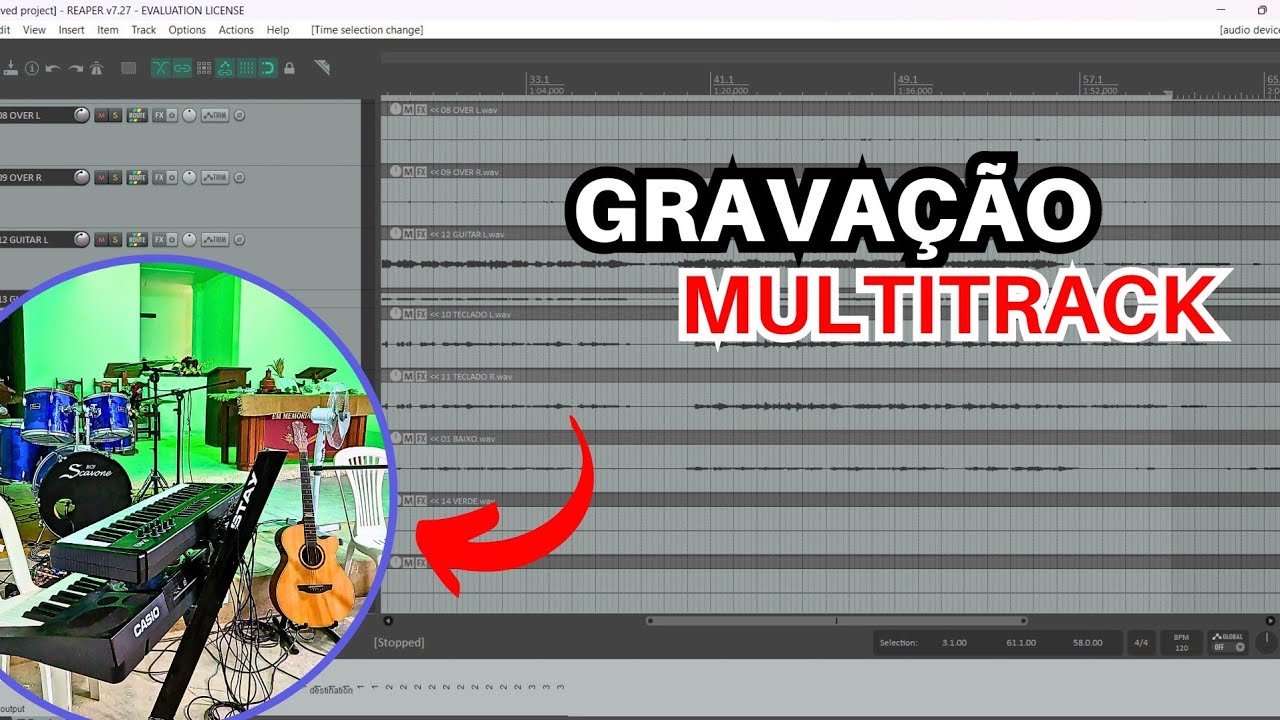 Multitracks Example #63 o que são multitracks e como gravar - YouTube