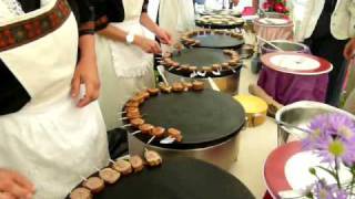 Mariage en Bretagne et mini Crêpes à l' apéritif