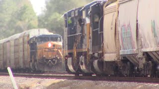 CSX 7500 meets CSX 5378 at Race Pond, GA 2/1/23