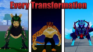 Every Transformation Fruit In Blox Fruits